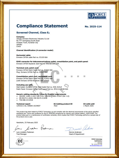 EC Certificate
