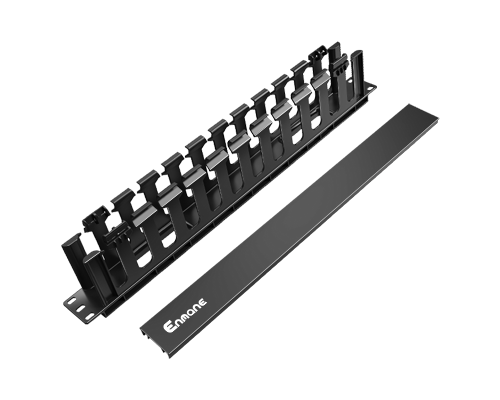 1U 24 Port-Cable Management Rack
