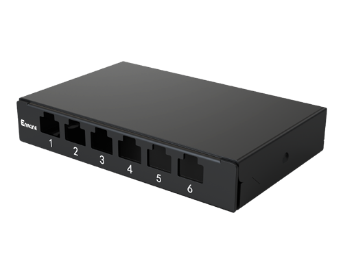 0.5U 6 Port-Blank Patch Panel