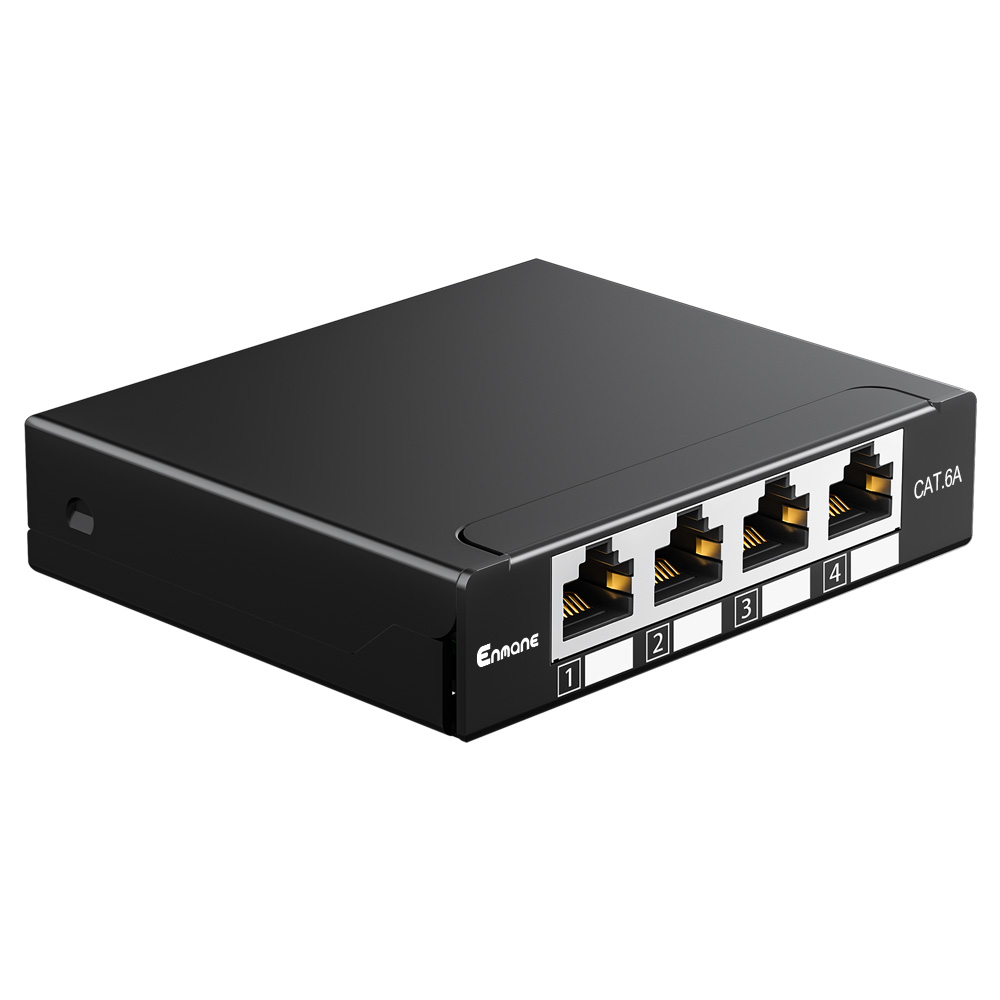 0.5U 4 Port-FTP Blank Patch Panel