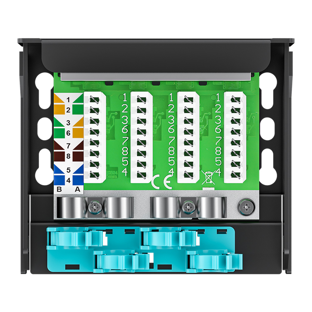 0.5U 4 Port-FTP Blank Patch Panel