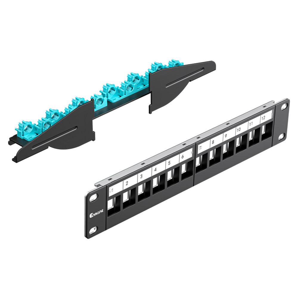 1U 12 Port-FTP Blank Patch Panel