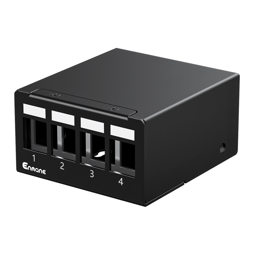 1U 4 Port-FTP Blank Patch Panel
