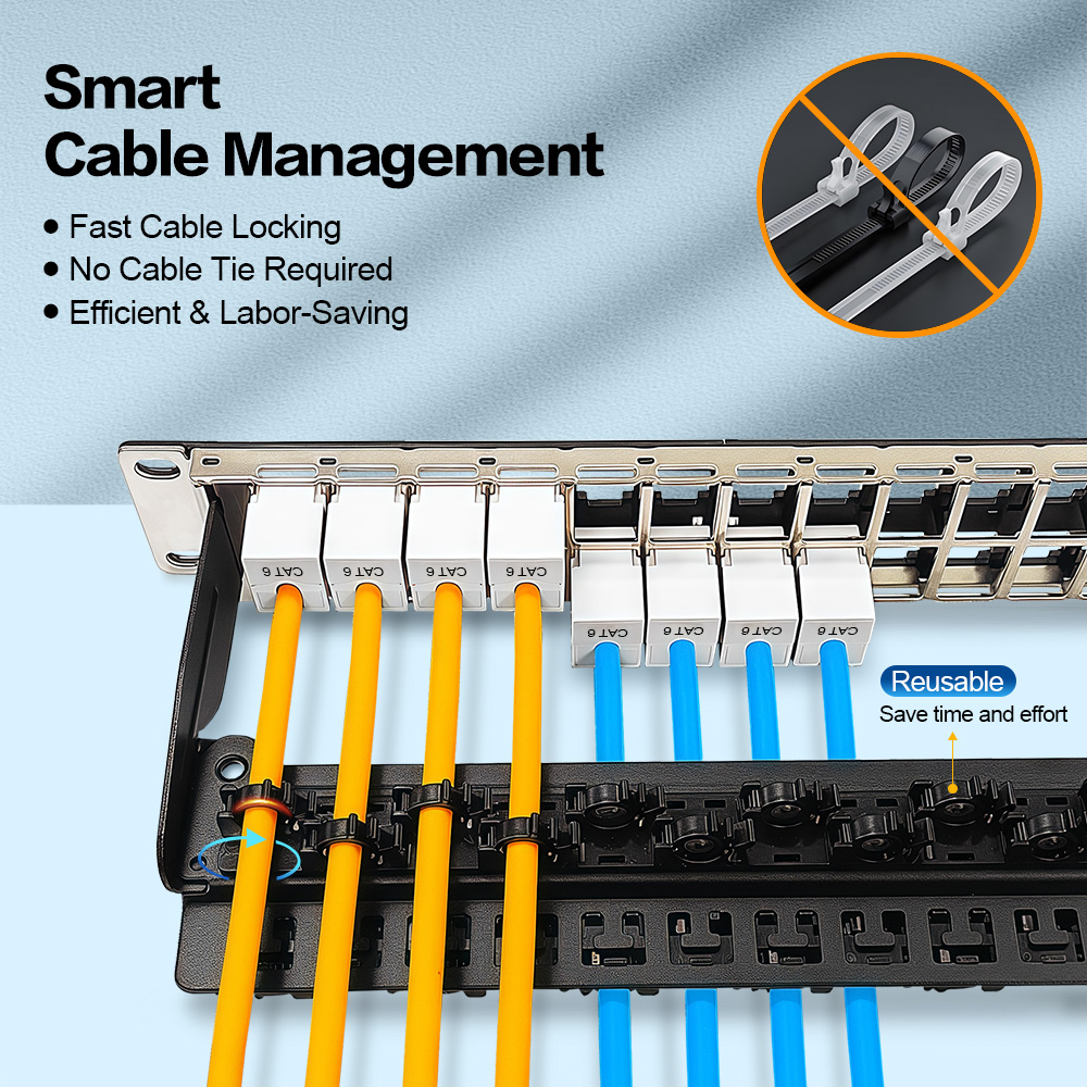 1U 48 Port-FTP Blank Patch Panel
