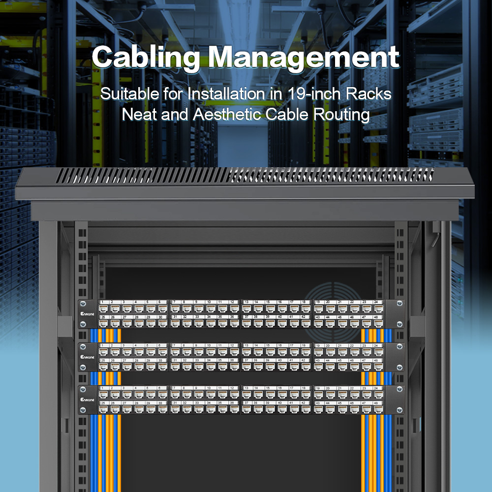 1U 48 Port-FTP Blank Patch Panel