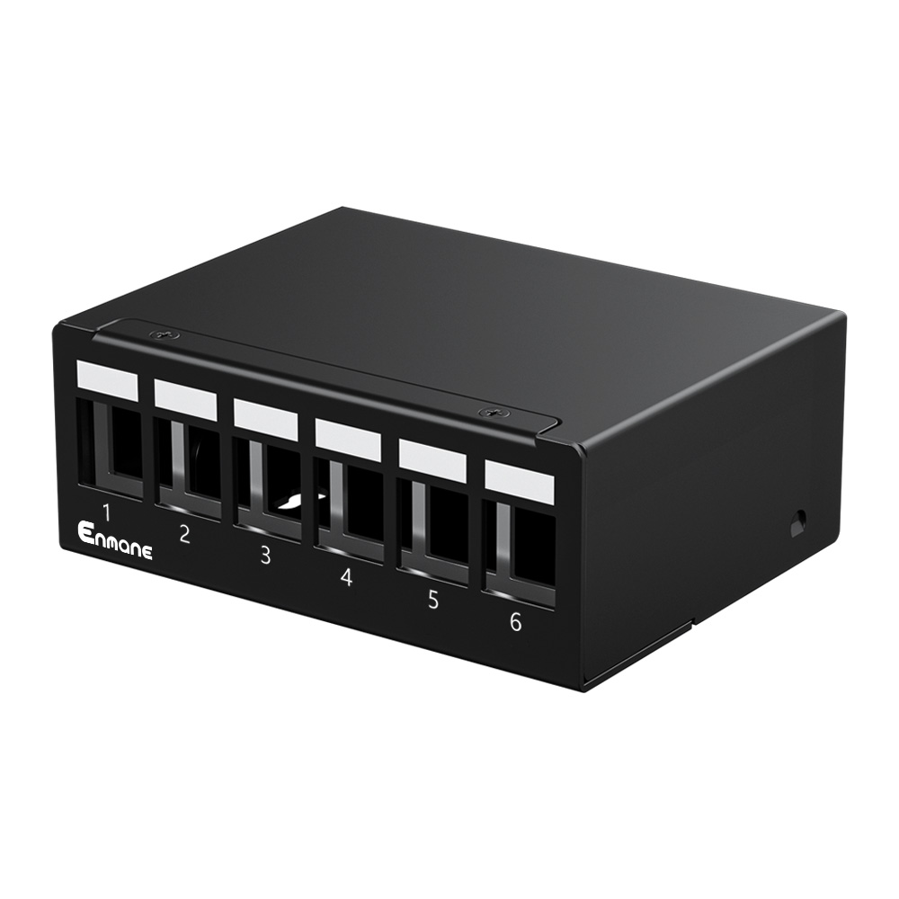 1U 6 Port-FTP Blank Patch Panel