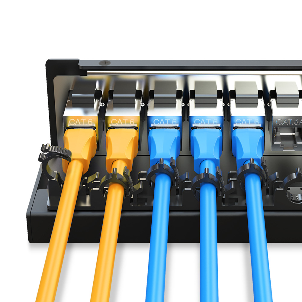 1U 6 Port-FTP Blank Patch Panel