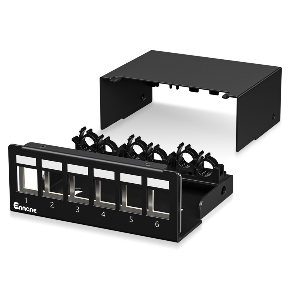 1U 6 Port-FTP Blank Patch Panel