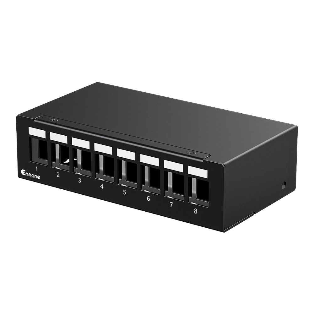 1U 8 Port-FTP Blank Patch Panel