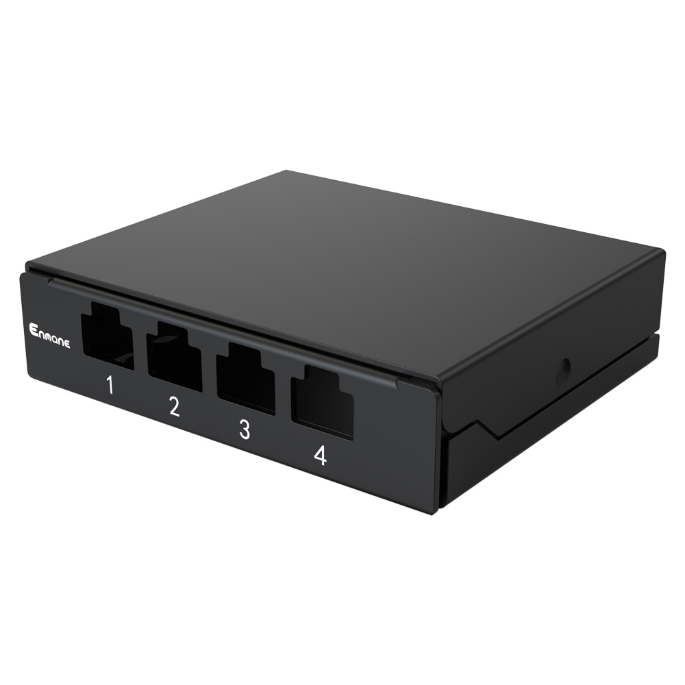 0.5U 4 Port-Blank Patch Panel