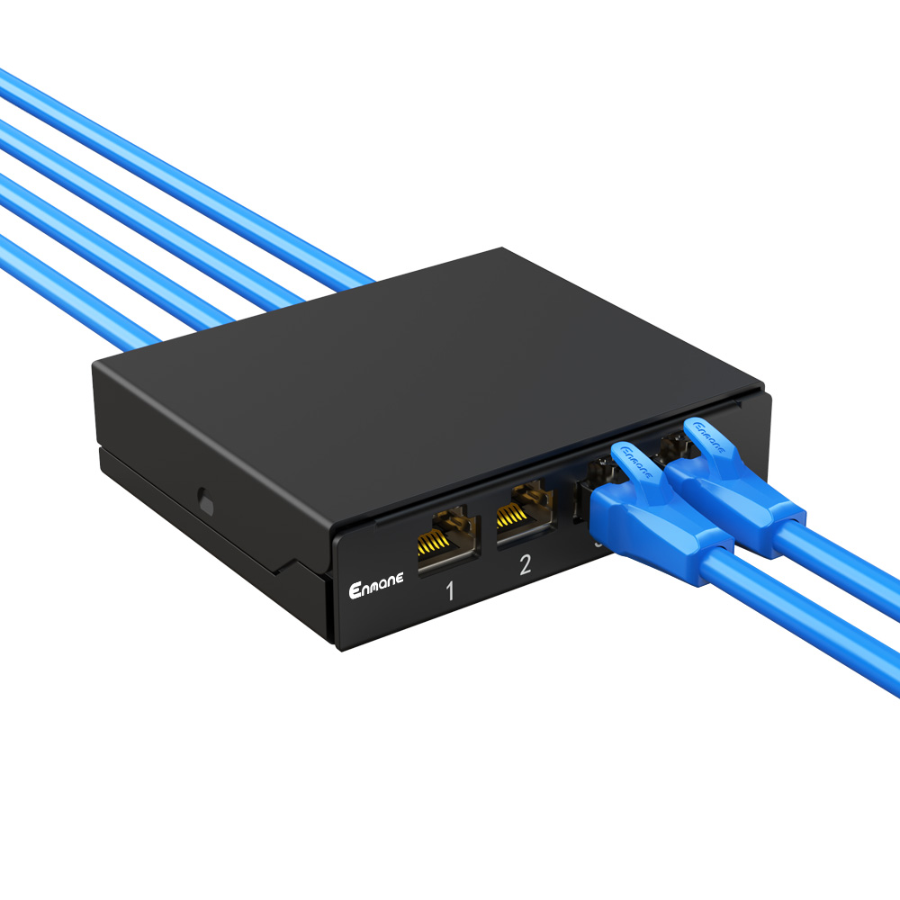 0.5U 4 Port-Blank Patch Panel