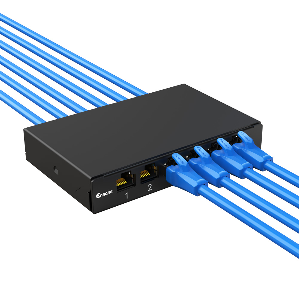 0.5U 6 Port-Blank Patch Panel