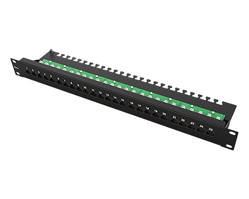 1U 25 Port-Telephone Patch Panel