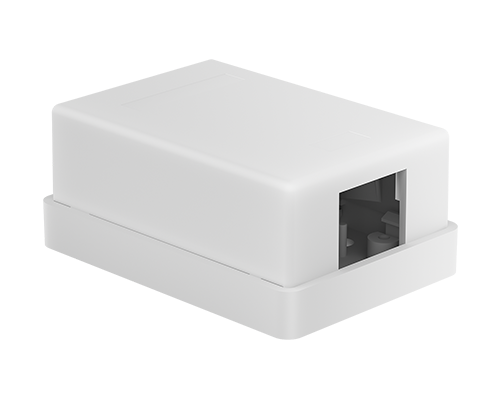 Single Port-Blank Surface Mount Box