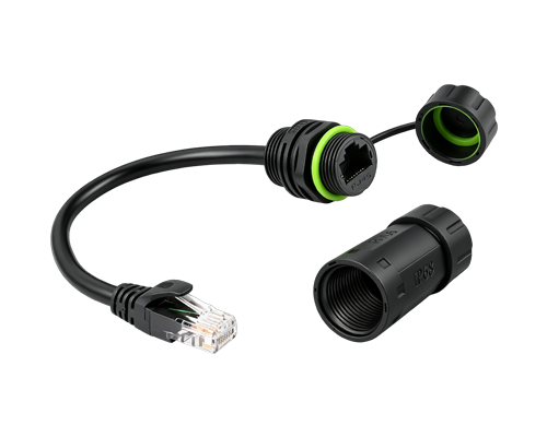 M20 Waterproof RJ45 Pigtail Assembly