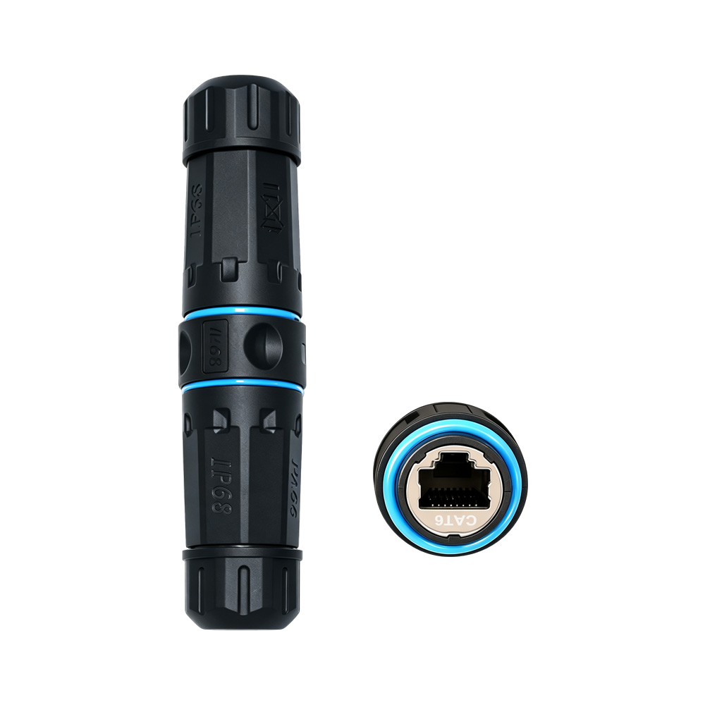 M20 Cat.6/Cat.6A Waterproof In-Line Coupler