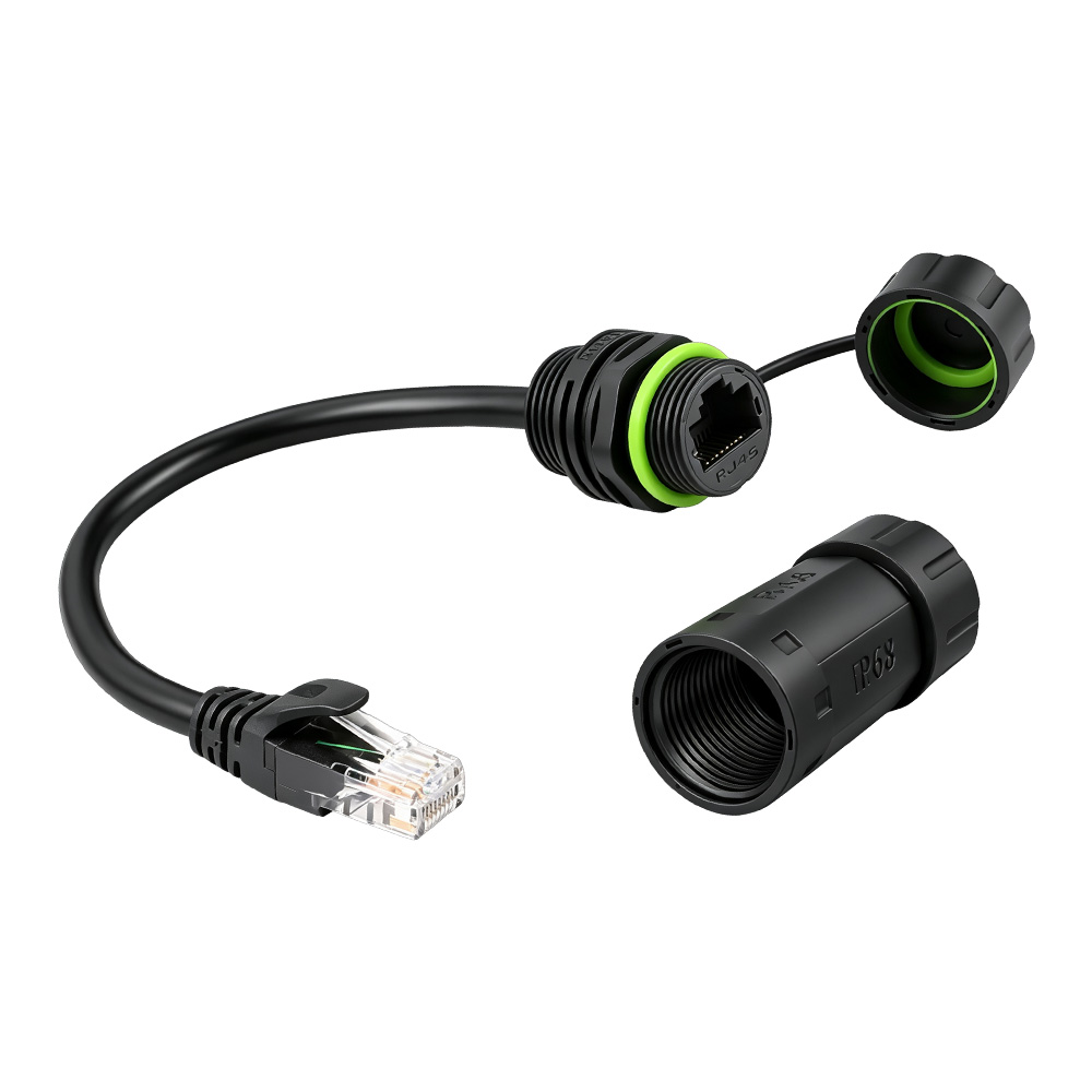 M20 Waterproof RJ45 Pigtail Assembly