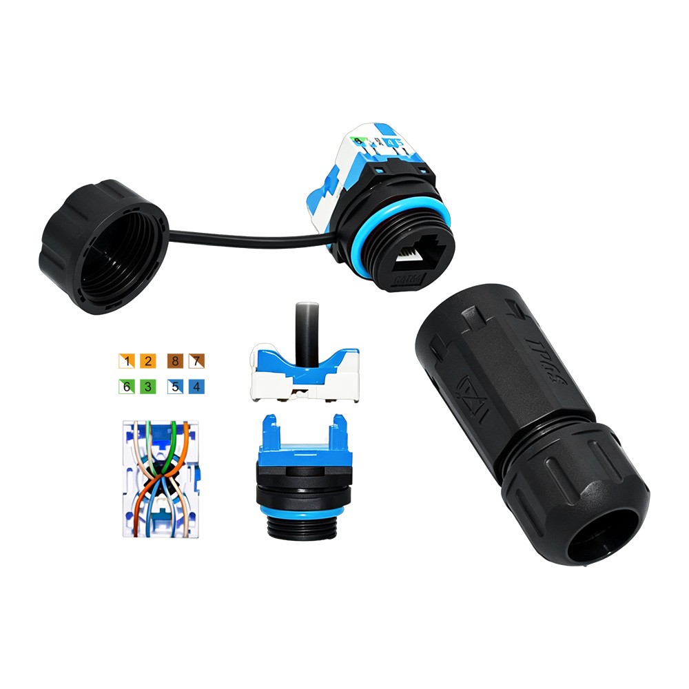 M20 Cat.6 Waterproof IDC RJ45 Connector