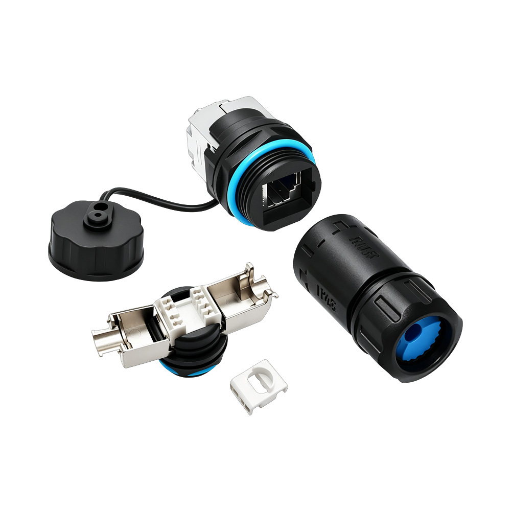 M23 Cat.6 Waterproof IDC RJ45 Connector